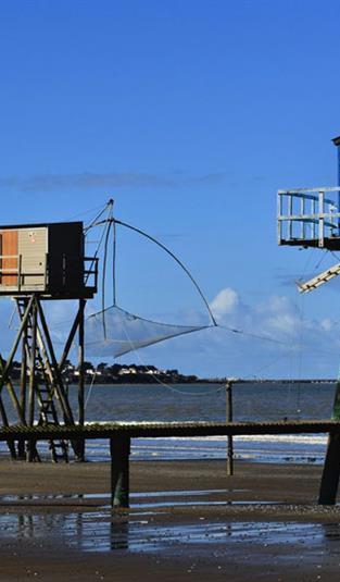 The fish traps of Tharon-Plage